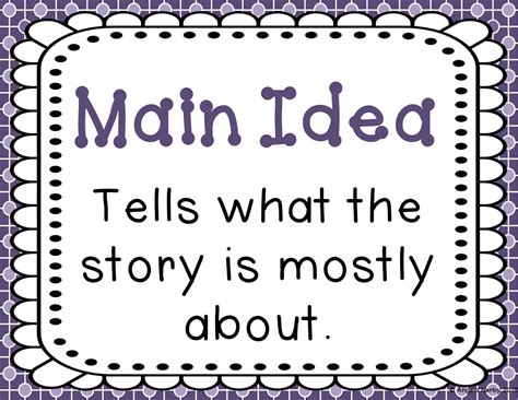 Main Idea And Details Clipart