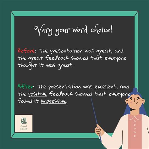 Avoid repetitive words in your writing. Using the same word multiple ...