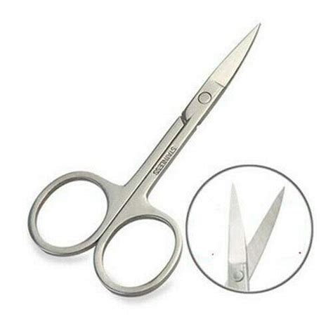 Stainless Steel Eyebrow Nose Hair Nail Scissors Make up tools : Amazon ...