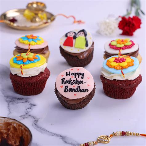 Order Rakhi Cup Cakes Online | YummyCake