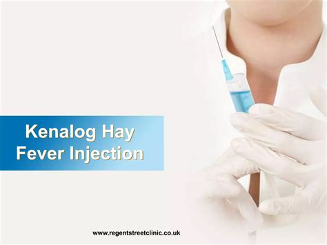 Kenalog Hay Fever Injection | PPTX | Allergies | Diseases and Conditions