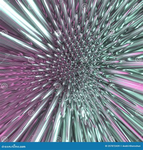 Abstract Ferromagnetic Fluid. Futuristic Composition. Design Element ...