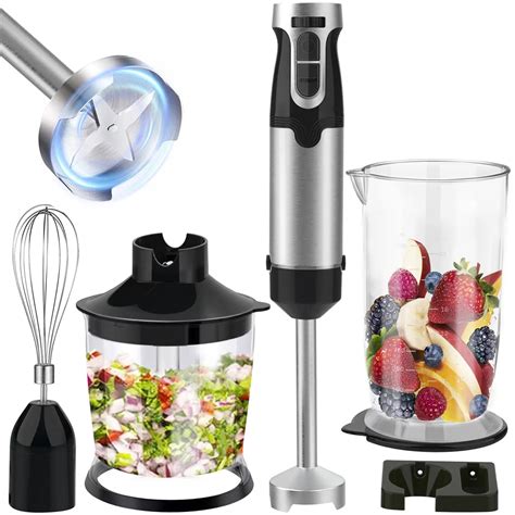 Buy Hand Blender, 1000W Variable Speed Food Processor Turbo Settings ...