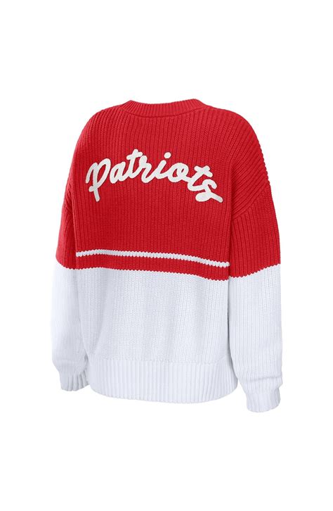WEAR by Erin Andrews Women's WEAR by Erin Andrews Red/White New England ...
