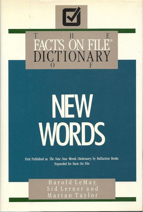Buy The Facts on File Dictionary of New Words Book Online at Low Prices ...