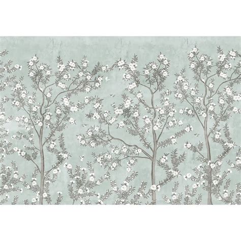 Green Chinoiserie Wallpaper for Room Walls | Life n Colors