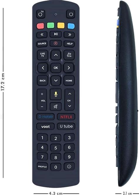 HDF Replacement Voice Supported Remote Control for Jio Fiber Set Top ...