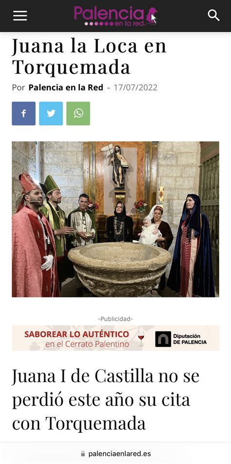 JUANA LA LOCA EN TORQUEMADA