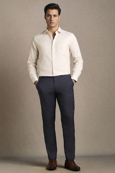 Buy Men Black Slim Fit Check Flat Front Formal Trousers Online ...