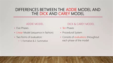 Hrd 647 addie vs dick and carey | PPTX