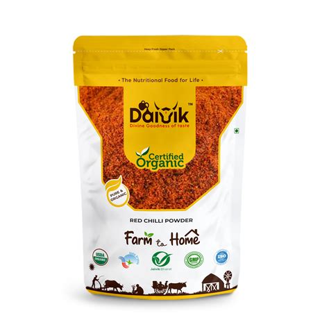 Daivik Organic Red Chilli Powder Dried Chilli Powder Online | DAIVIK ...