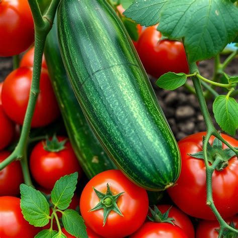 Can You Plant Cucumbers And Tomatoes Together: The Secret To A Bountiful Harvest