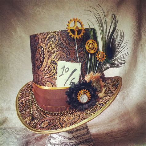 Top hat Mad Hatter hat Alice in Wonderland Steampunk Hat
