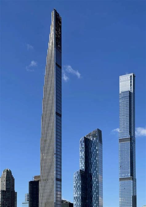 世界最“瘦长”的摩天大楼即将于纽约封顶完工 - 建筑设计 - 新湖南