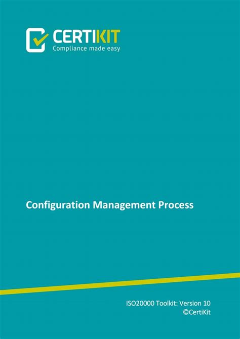 Image result for Configuration Management Process Document