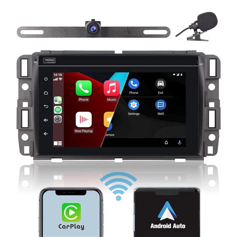 LXKLSZ Car Stereo Compatible with Carplay/Android Auto for GMC Sierra ...
