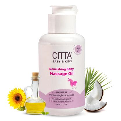 Best Baby Massage Oil | Best Oil for Newborn Massage - CITTA