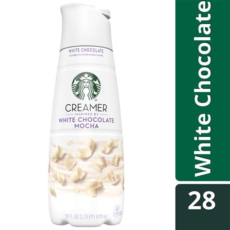 Starbucks Liquid Coffee Creamer White Chocolate Creamer, 28 fl oz ...