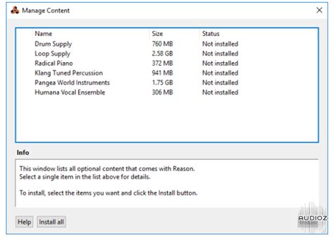 Reason 12 Tutorial 的图像结果