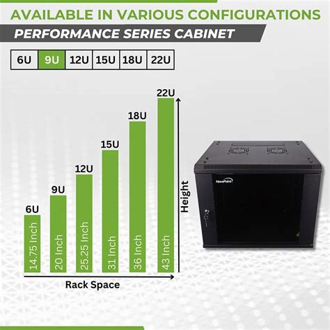 NavePoint 9U Wall Mount Network Server Cabinet with India | Ubuy