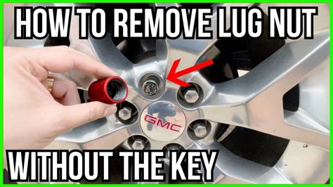Image result for Remove Wheel Lock Nut without Key