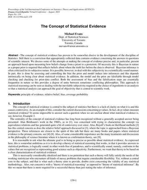 Image result for Statistical Evidence Examples