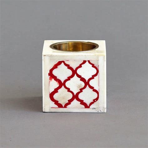 Minar Tea Light Candle Holder (Square )