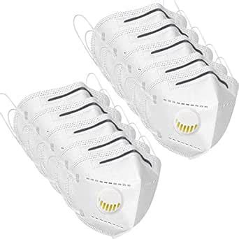 Allextreme K-N95 5 Layer Face Mask with Nose Pin & Respirator Valve ...