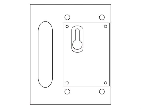 Glass Door Lock