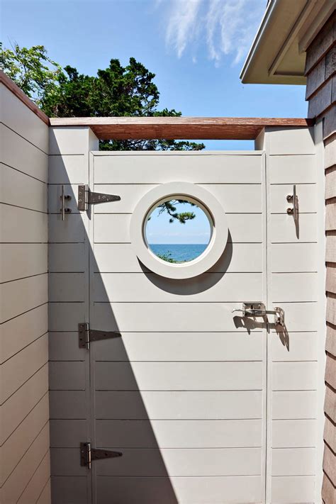 The Essential Cape Cod Outdoor Shower | McPhee Associates
