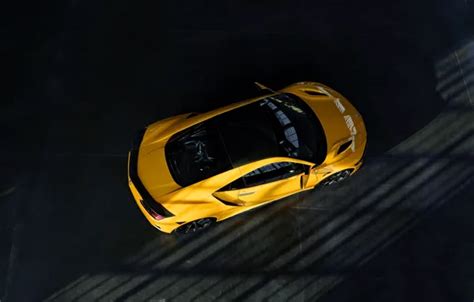 Wallpaper roof, yellow, coupe, Honda, body, Acura, NSX, 2020 for mobile ...