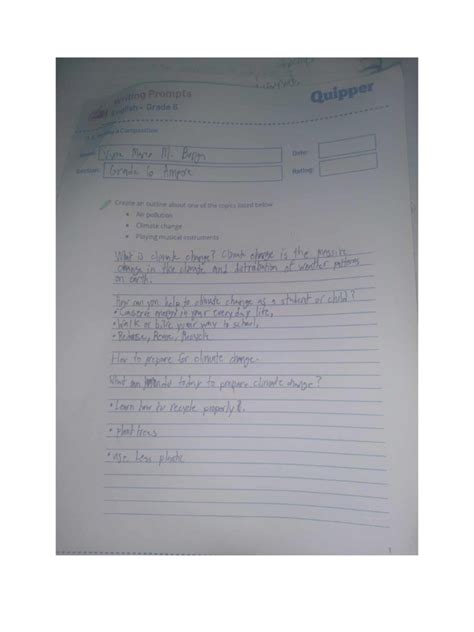 Image result for Composition Writing Sample