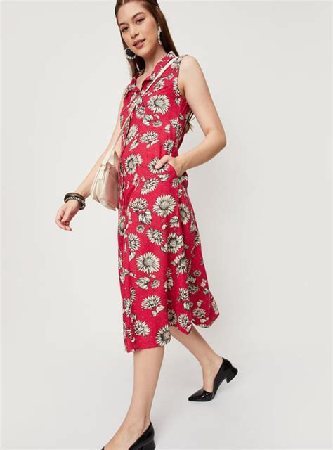 Buy Women Floral Printed Shirt Dress Online at just Rs. 799.0 ...