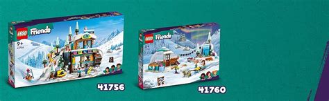 LEGO Friends Holiday Ski Slope and Café 41756 Building Toy Set (980 ...