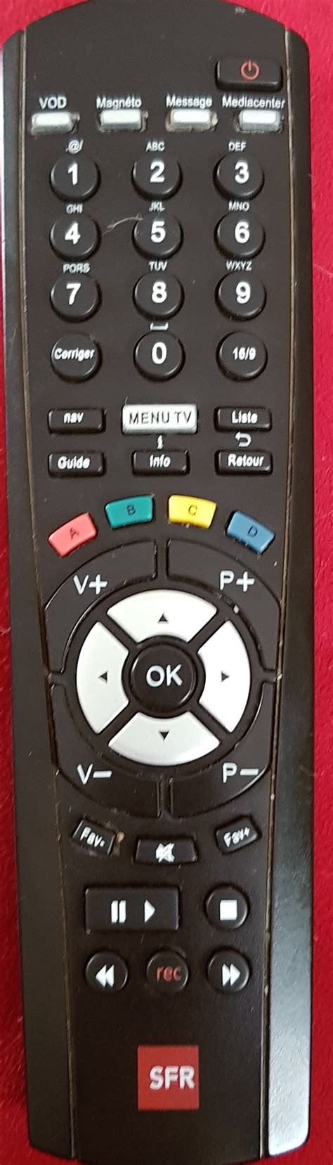 Image result for Reinitialiser Telecommande SFR