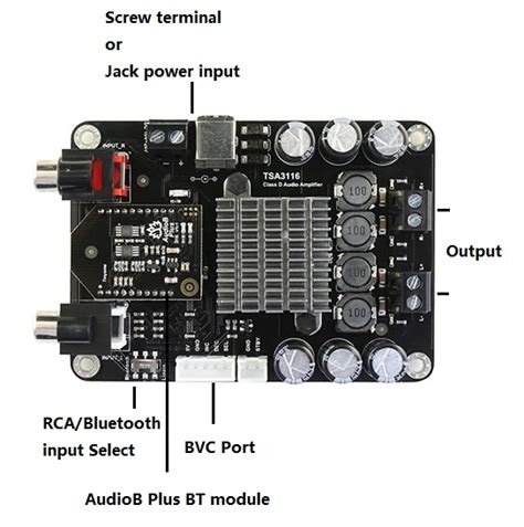 Stereo Output Bluetooth Audio Module Universal Module Amplifier ...