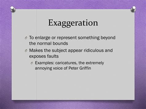 Image result for Exaggeration Satire Examples