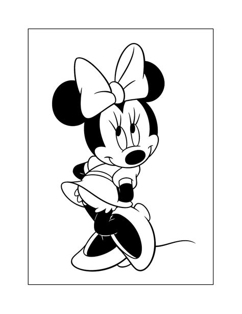 Minnie Mouse Coloring Pages – Printable Coloring Pages. FREE