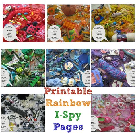 I-Spy Pages~ Green, Black & White - Teach Beside Me