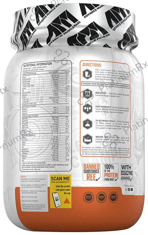 Advance MuscleMass – Uses, Price, Side Effects | PlatinumRx