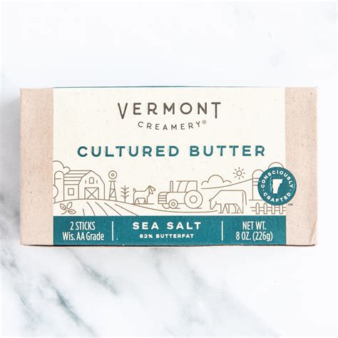 Vermont Cultured Butter/Vermont Creamery/Butter & Dairy – igourmet