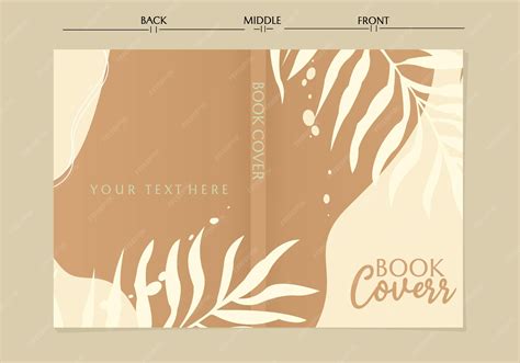 Premium Vector | Beautiful book cover set. aesthetic boho design with ...