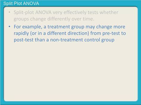 Split-Plot Design Anova 的图像结果