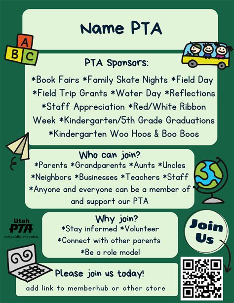 Free Pta Flyer Templates, Online ticketing for ptas