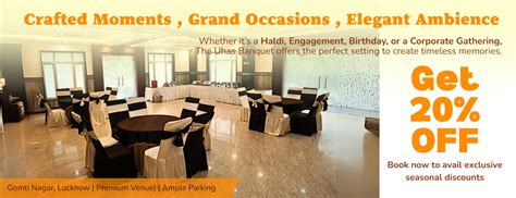 The Uhas – Luxury Banquets, Fine Dining & Elegant Stays in Gomti Nagar ...