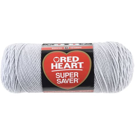 RED HEART Super Saver Yarn, Light Grey : Amazon.in: Home & Kitchen