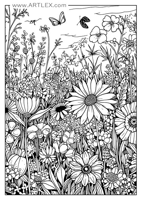 Hard Coloring Pages Printable