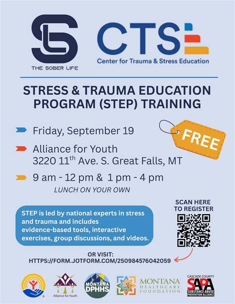 Stress & Trauma Education Program (STEP) Training, 3220 11th Ave. S ...