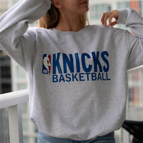 Knicks Sweater Basketball Basketball Crewneck Rachel Green F - Inspire ...