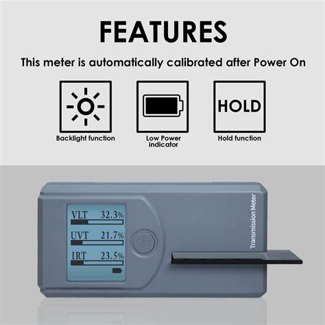Snapklik.com : Tint Meter Portable Window Tint Meter Automatic Rotating ...
